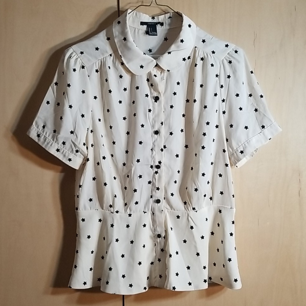 Forever21 Peplum Top